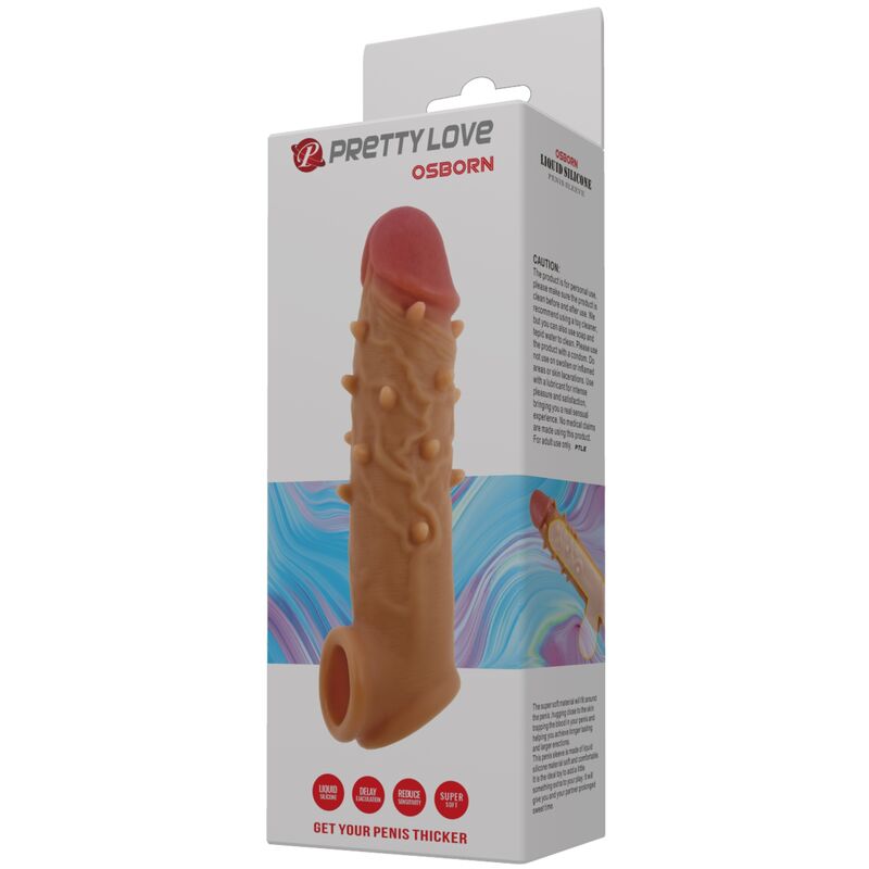 PRETTY LOVE - OSBORN VERLENGING STIMULERENDE PENIS KOKER