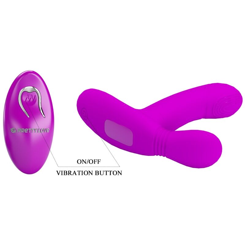 PRETTY LOVE - GERI KLITORISMASSAGER ROZE AFSTANDSBEDIENING