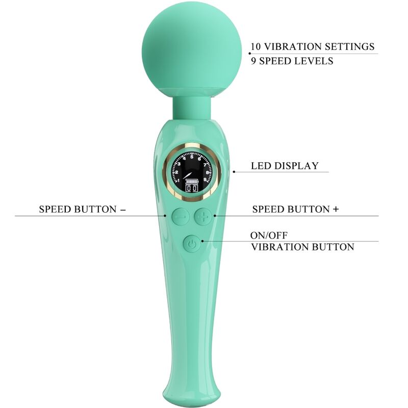 PRETTY LOVE - SKYLER GREEN Toverstaf Vibrator