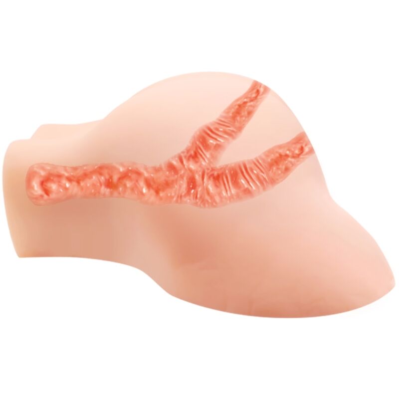 CRAZY BULL - VAGINA EN ANUS MET REALISTISCH MESH MET TRILLINGEN