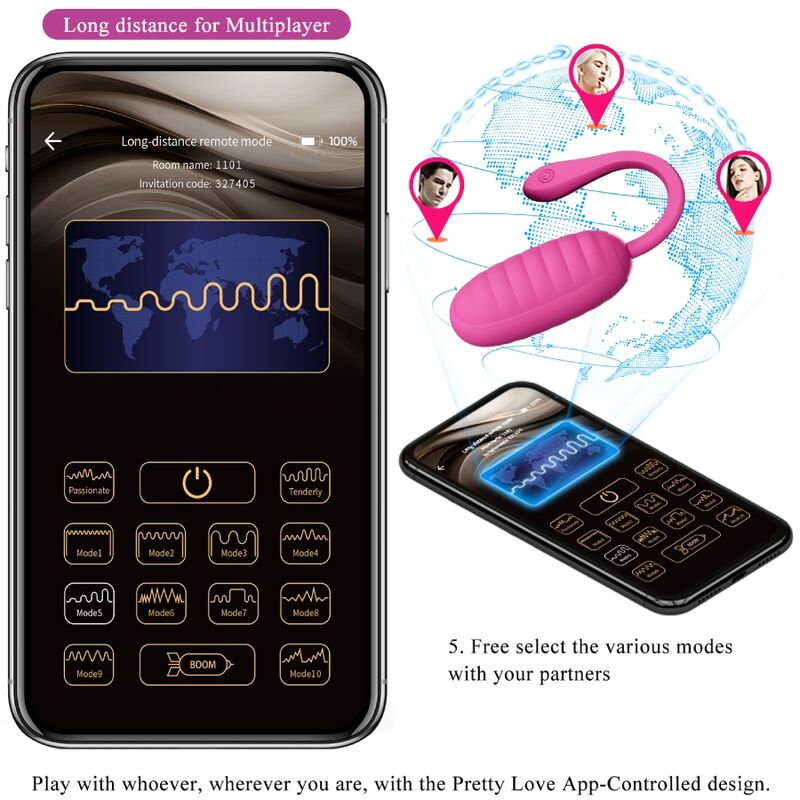 PRETTY LOVE - CATALINA PINK OPLAADBAAR TRILEI GRATIS APP