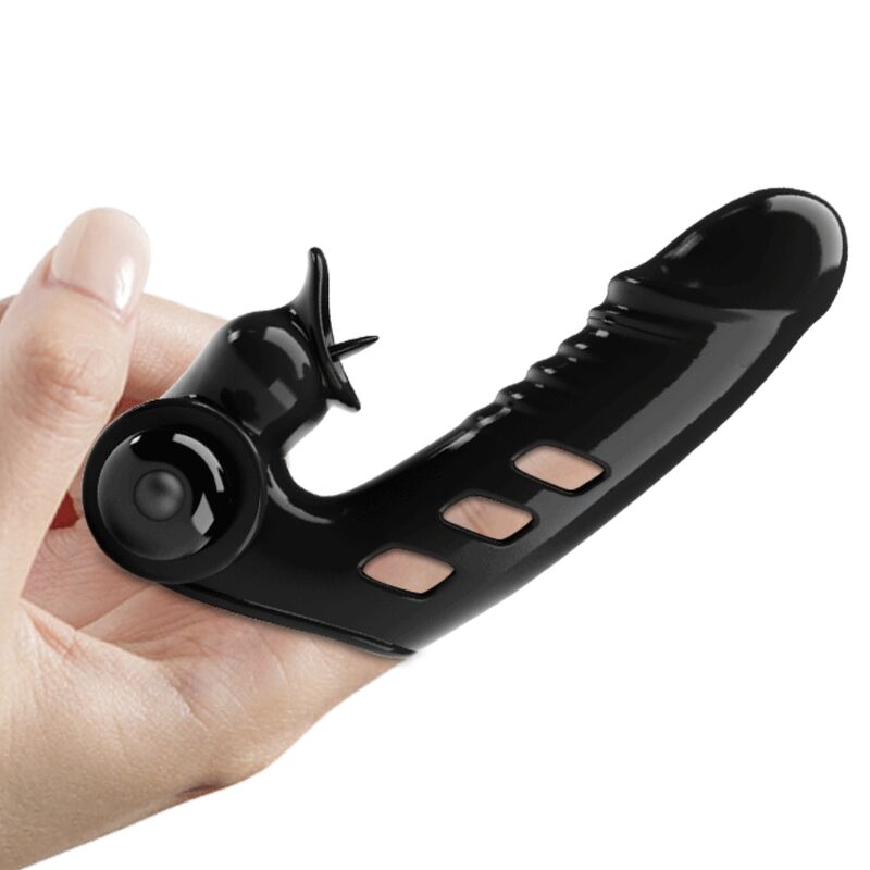 PRETTY LOVE - CORBIN BLACK VIBRATOR VINGERHOESJE