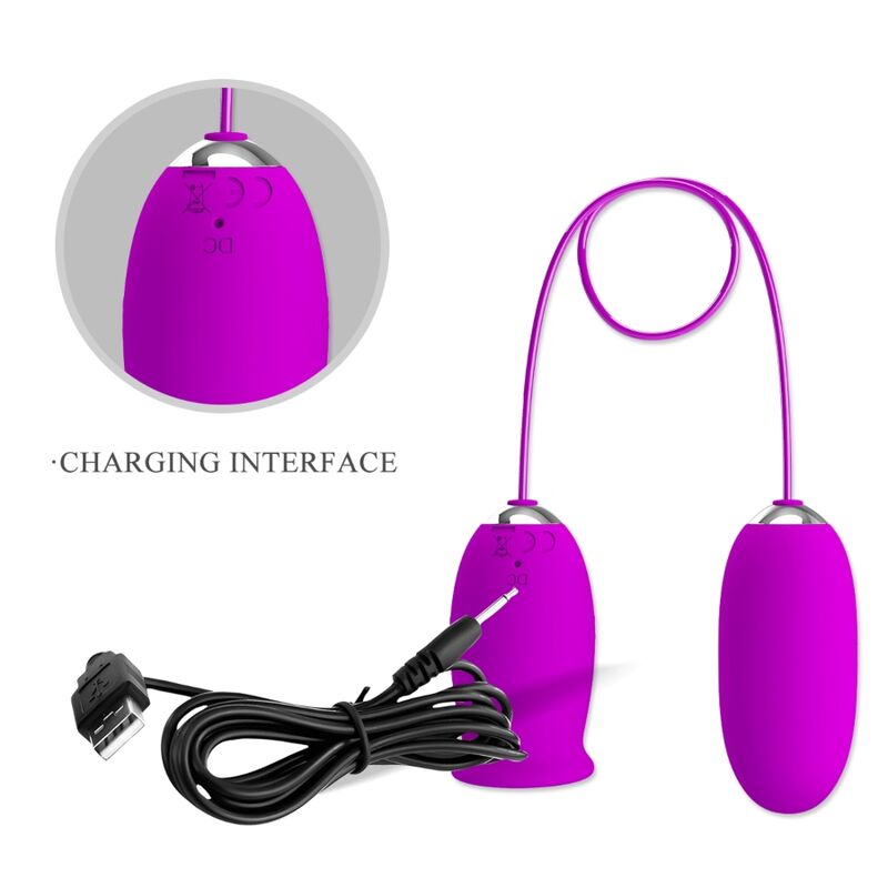 PRETTY LOVE - DAISY DUBBELE EGG OPLAADBARE VIBRATOR PAARS