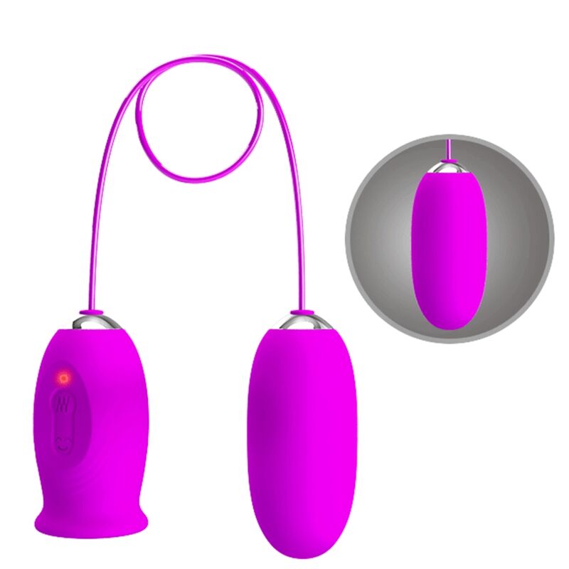 PRETTY LOVE - DAISY DUBBELE EGG OPLAADBARE VIBRATOR PAARS