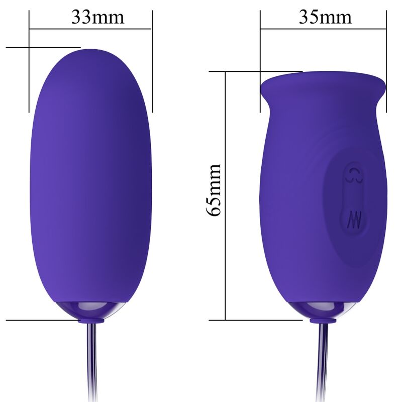 PRETTY LOVE - DAISY YOUTH VIOLET OPLAADBARE VIBRATOR STIMULATOR