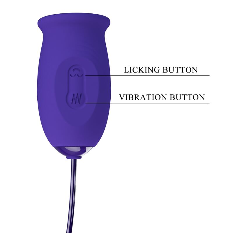 PRETTY LOVE - DAISY YOUTH VIOLET OPLAADBARE VIBRATOR STIMULATOR