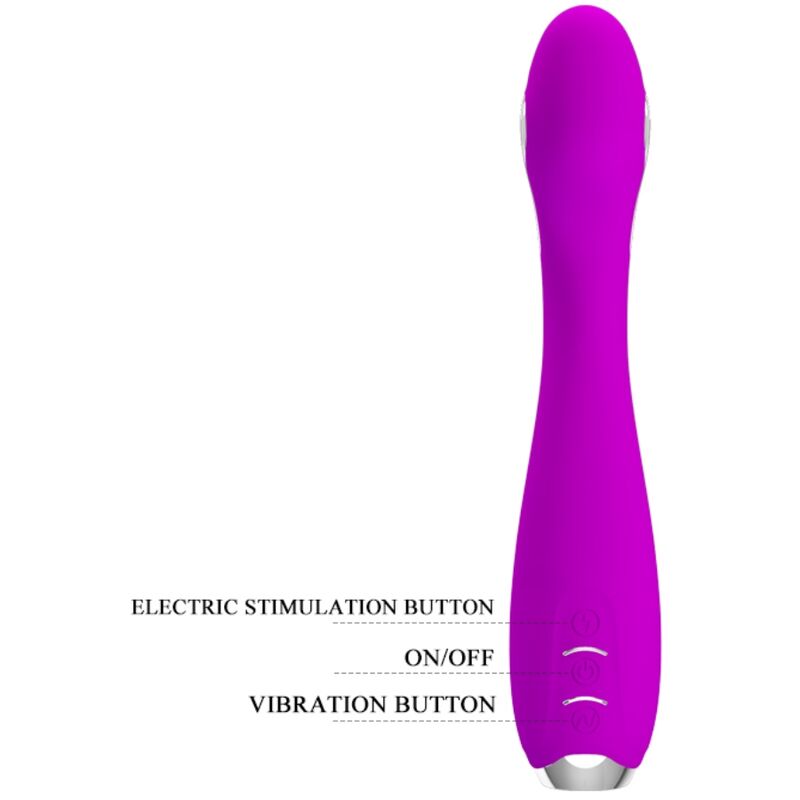 PRETTY LOVE - HECTOR OPLAADBARE ELEKTROSHOCK VIBRATOR WATERDICHT PAARS