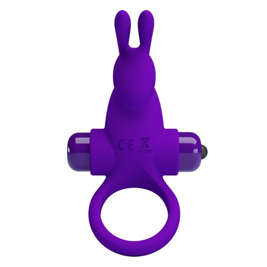 PRETTY LOVE - VIBRATORRING MET KONIJN VOOR PAARSE PENIS