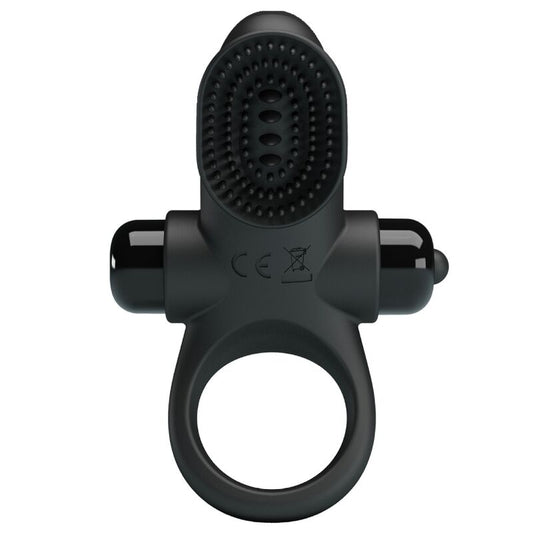 PRETTY LOVE - VIBRATORRING II VOOR DE ZWARTE PENIS