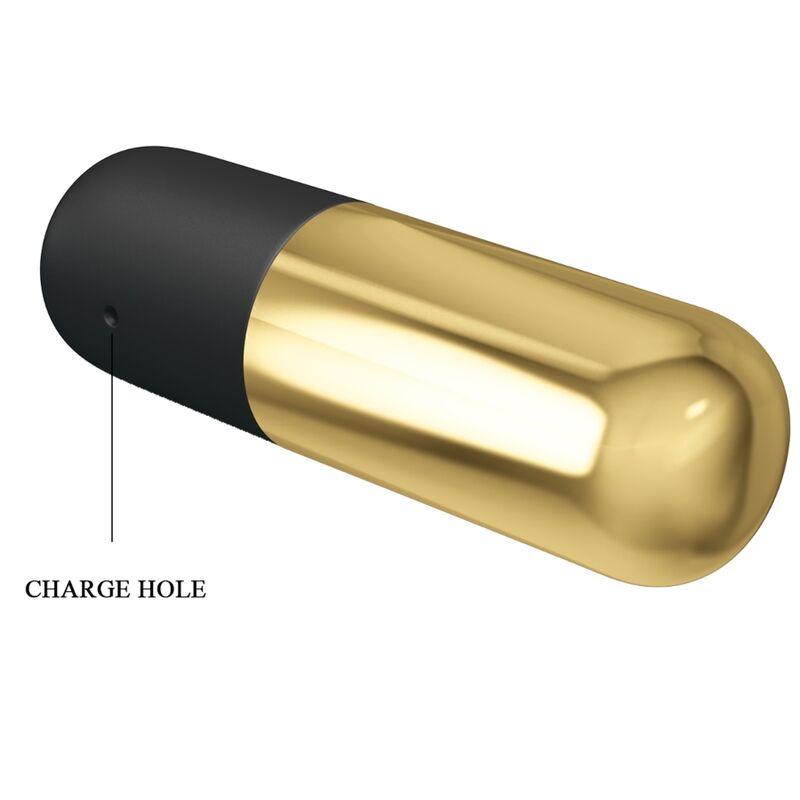 PRETTY LOVE - GOUDEN OPLAADBARE BULLET VIBRATOR