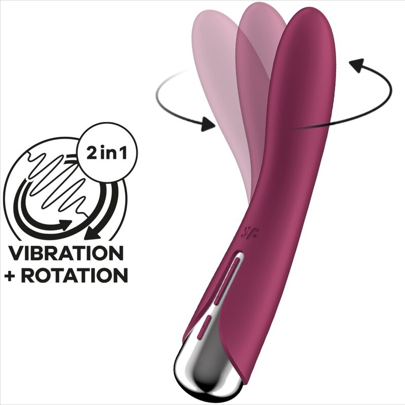 SATISFYER - SPINNING VIBE 1 G-SPOT ROTERENDE VIBRATOR ROOD