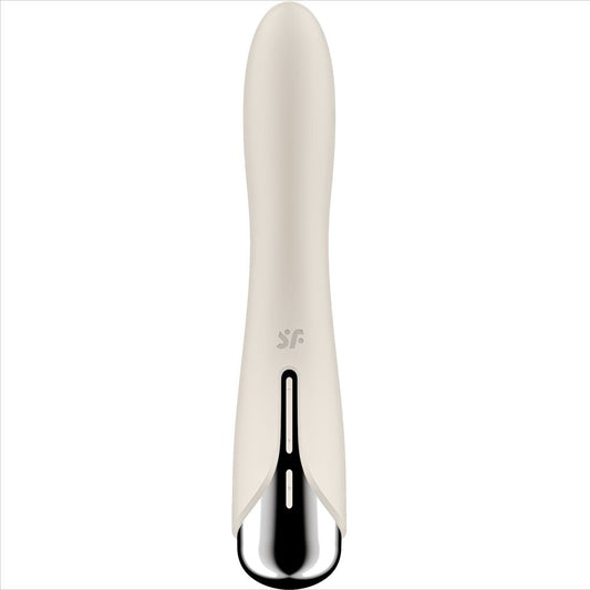 SATISFYER - SPINNING VIBE 1 G-SPOT ROTERENDE VIBRATOR BEIGE