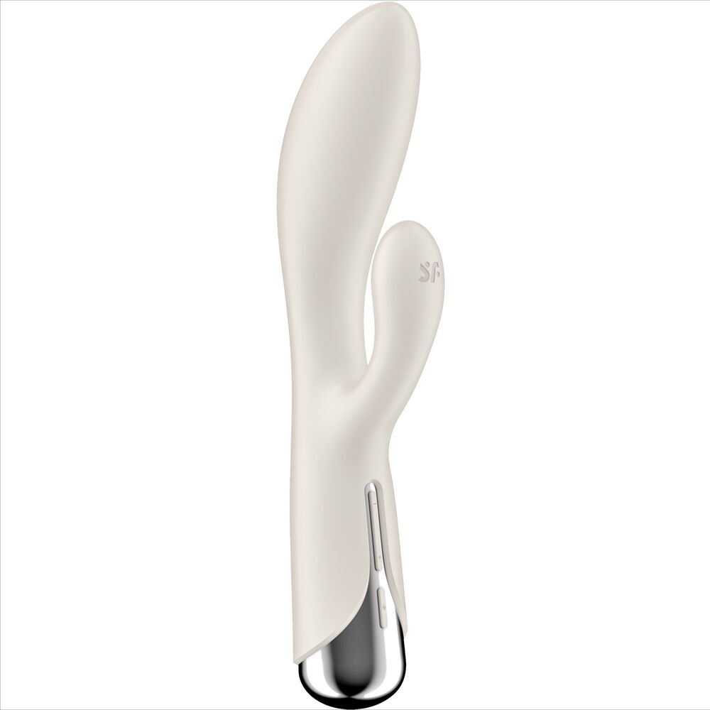 SATISFYER - SPINNING RABBIT 1 KLITORIS- EN G-PUNTSTIMULATIE BEIGE
