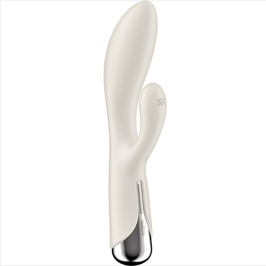 SATISFYER - SPINNING RABBIT 1 KLITORIS- EN G-PUNTSTIMULATIE BEIGE