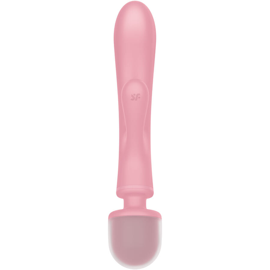 SATISFYER - TRIPLE LOVER MASSEUR VIBRATOR RABBIT ROZE