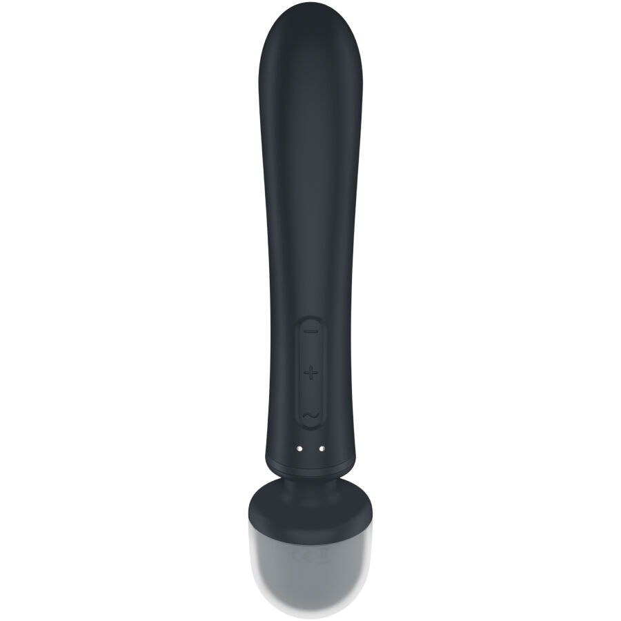 SATISFYER - TRIPLE LOVER VIBRERENDE RABBIT MASSAGER GRIJS