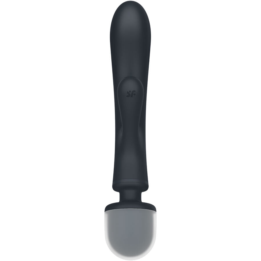 SATISFYER - TRIPLE LOVER VIBRERENDE RABBIT MASSAGER GRIJS