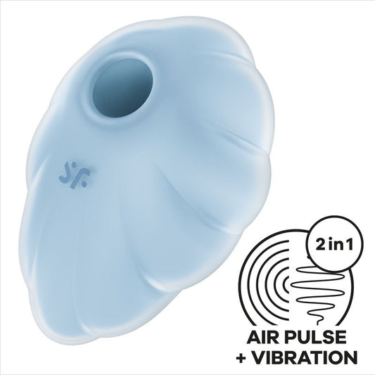SATISFYER - CLOUD DANCER BLAUW VIBRATOR LUCHTDRUK