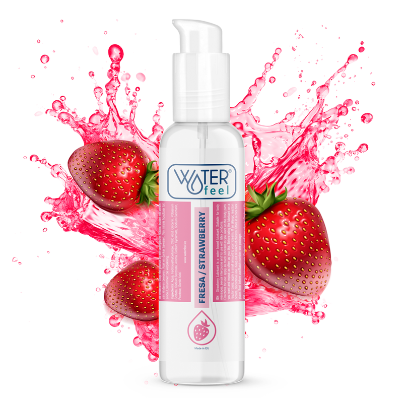 WATERFEEL - WATERGEDRAGEN GLIJMIDDEL MET AARDBEIENSMAAK 175 ML