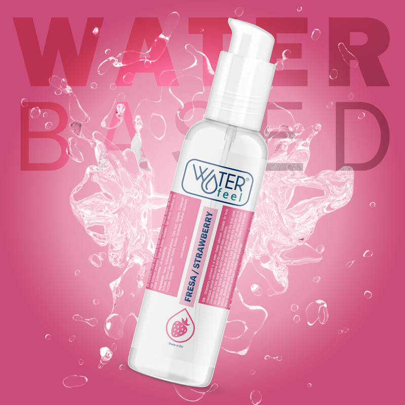 WATERFEEL - WATERGEDRAGEN GLIJMIDDEL MET AARDBEIENSMAAK 175 ML