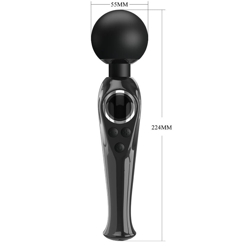 PRETTY LOVE - SKYLER VIBRATOR WAND ZWART