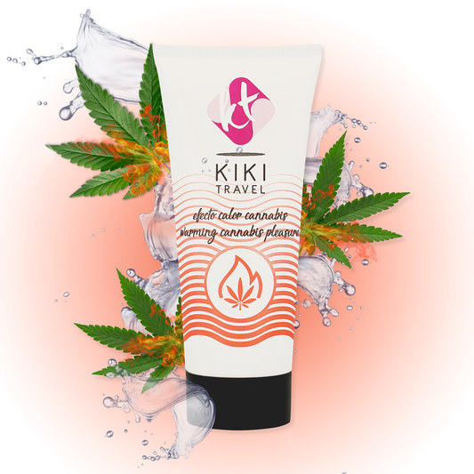 KIKÍ TRAVEL - CANNABIS WARMTE EFFECT GLIJMIDDEL 50 ML
