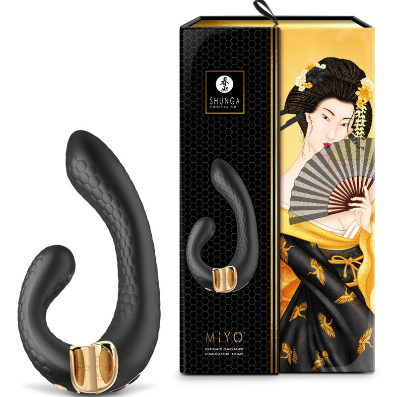 SHUNGA - MIYO INTIEME MASSAGEAPPARAAT ZWART