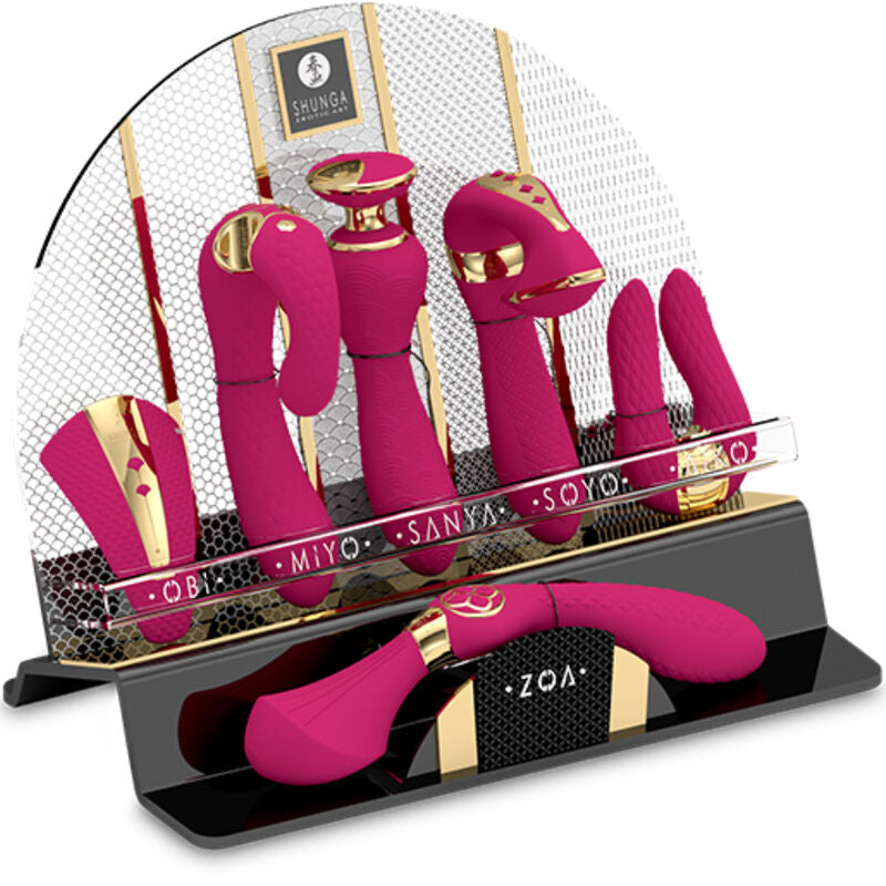 SHUNGA - DISPLAY VAN 6 FUCHSIA INTIEME MASSAGERS