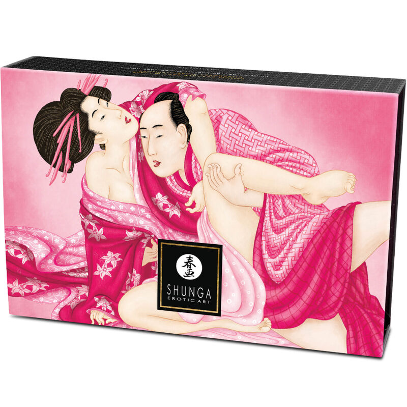 SHUNGA - EETBAAR MASSAGEPOEDER KIT FRAMBOOS