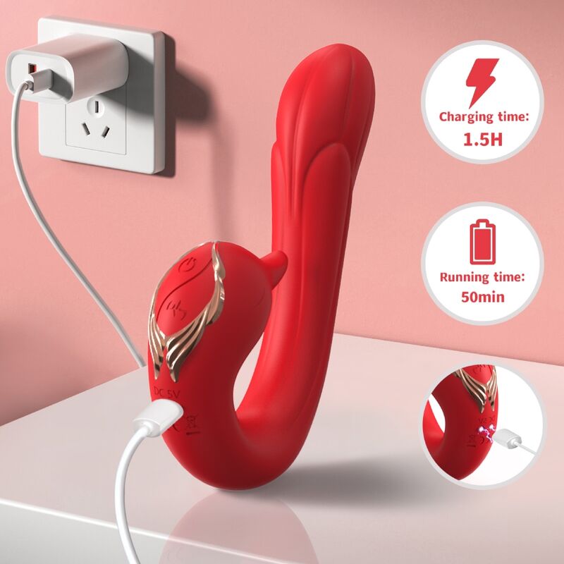 ARMONY - DELFIN VIBRATOR MULTIPOSITION & WARMTE-EFFECT ROOD