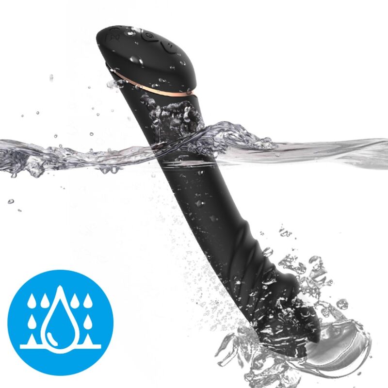 ARMONY - DILDO VIBRATOR SILICONEN ZWART