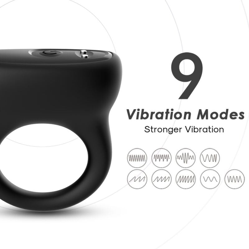 ARMONY - RINGVIBRATOR ZWART