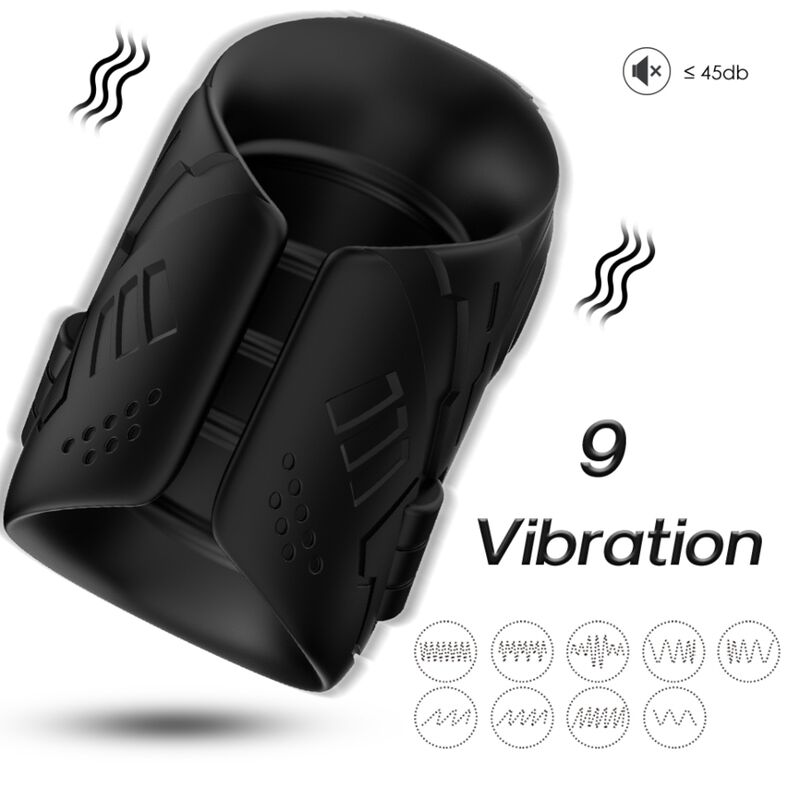 ARMONY - MASTURBATOR & VIBRATOR ZWART