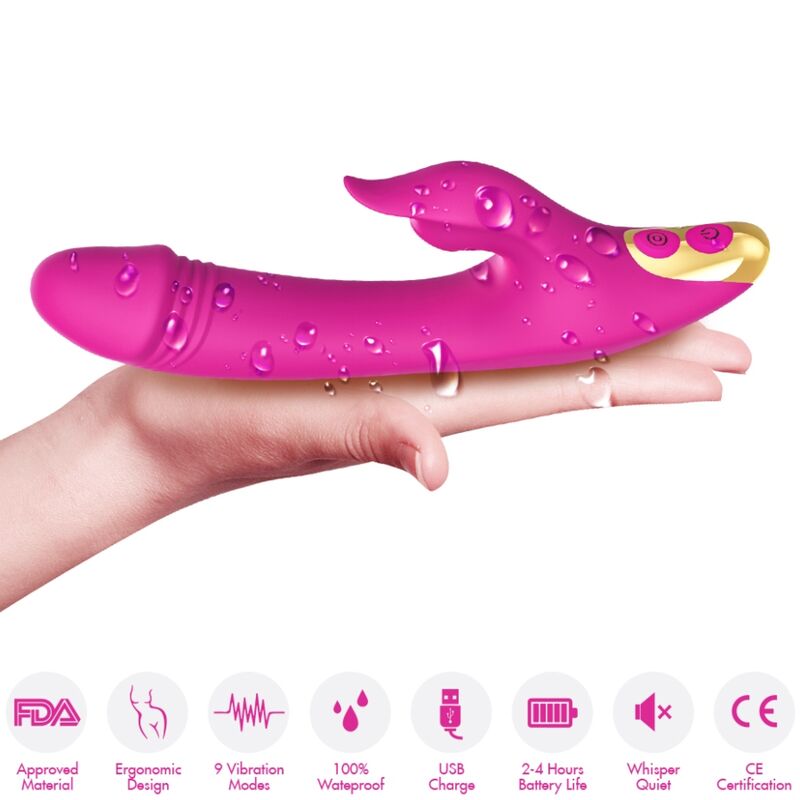 ARMONY - LOVE CLITORIS & G-SPOT ZUIGNAP FUCHSIA
