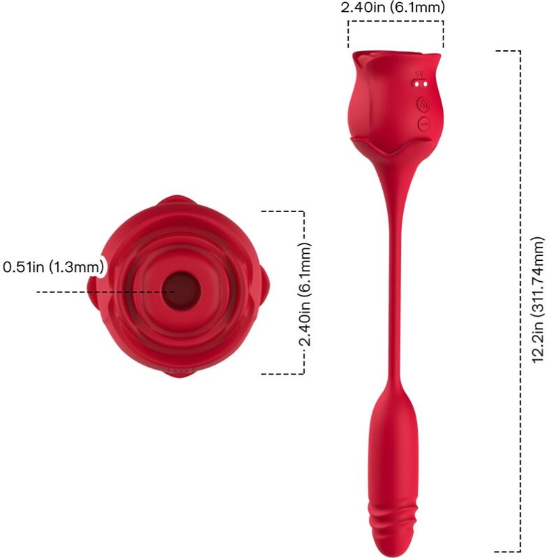 ARMONY - ROSEKNIGHT CLITORISZUIGER & VIBRATOR ROOD
