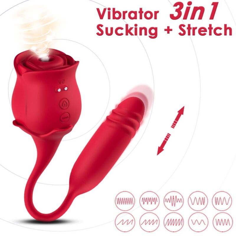 ARMONY - ROSEKNIGHT CLITORISZUIGER & VIBRATOR ROOD
