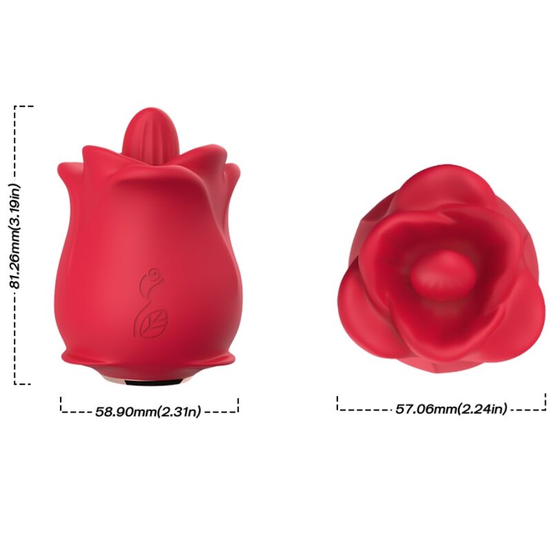 ARMONY - ROSE 10 STANDEN KLITLIKKENDE VIBRATOR ROOD
