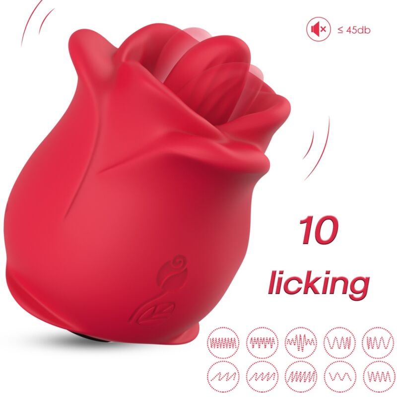 ARMONY - ROSE 10 STANDEN KLITLIKKENDE VIBRATOR ROOD
