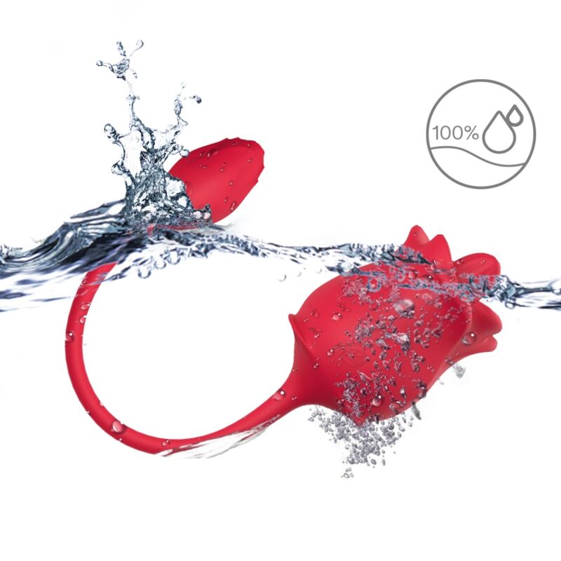 ARMONY - ROZE 2-IN-1 ZUIGSTIMULATOR & VIBRATOR 10 MODI MET RODE STAART