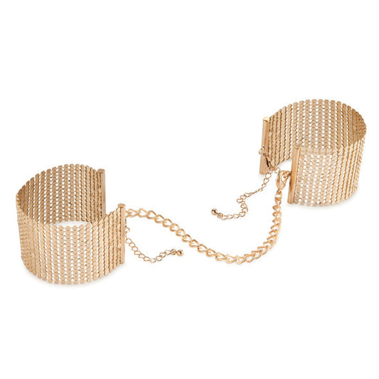 BIJOUX - DÉSIR MÉTALLIQUE GOUDEN METALEN MESH HANDBOEIEN