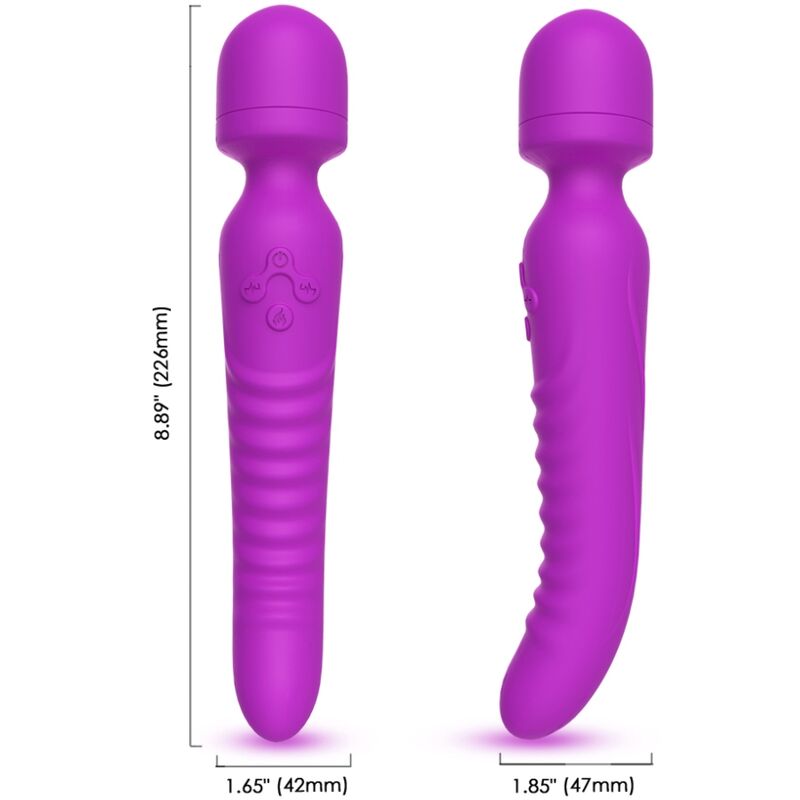 ARMONY - MISSIE MASSAGEAPPARAAT & VIBRATOR MET WARMTED EFFECT PAARS