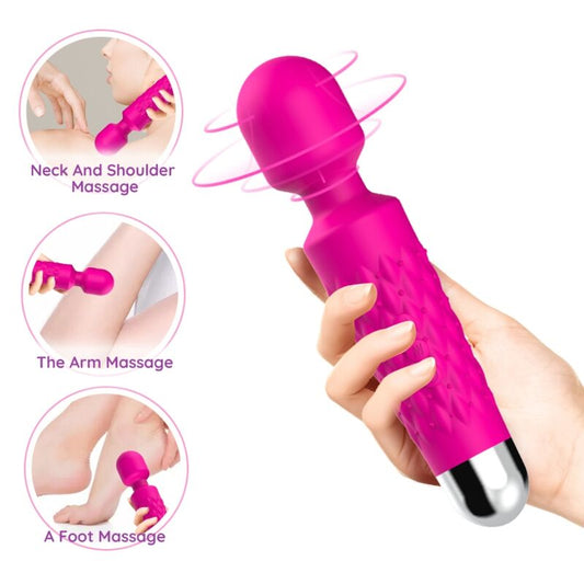 ARMONY - POSTMAN MASSAGER & VIBRATOR SUPER FLEXIBELE KOP FUCHSIA