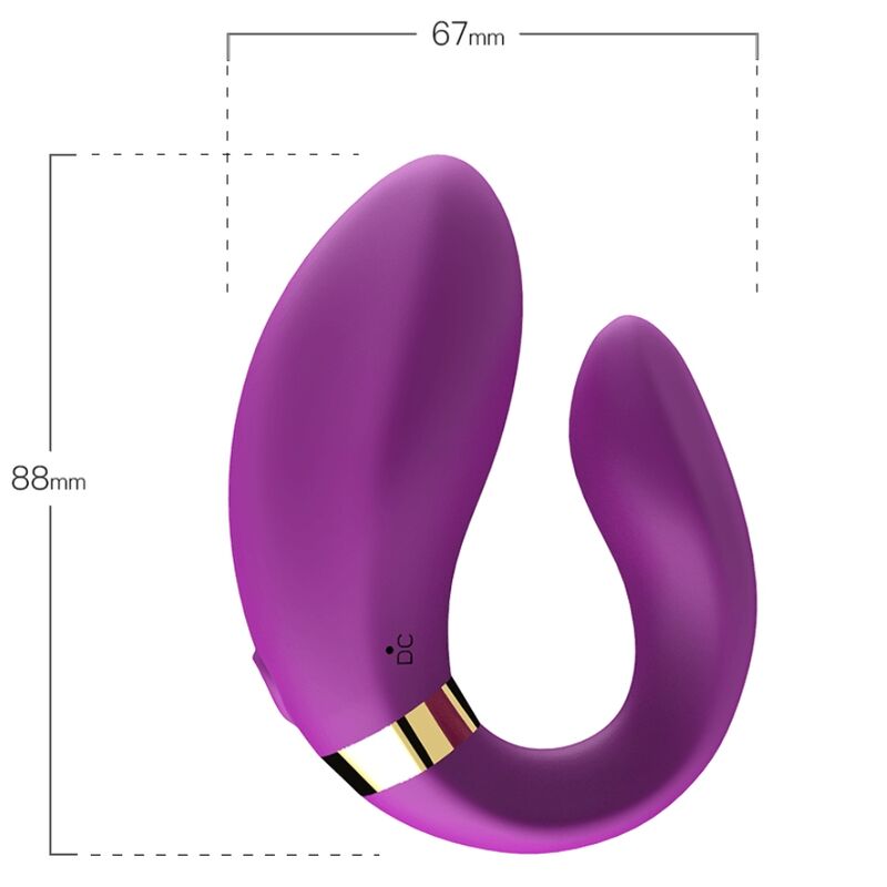 ARMONY - CRESCENT VIBRATOR VOOR KOPPELS AFSTANDSBEDIENING PAARS