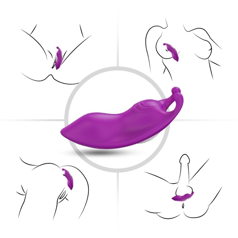 ARMONY - HONINGBIJ DRAAGBARE SLIPJE VIBRATOR G-SPOT AFSTANDSBEDIENING PAARS