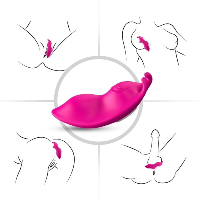ARMONY - HONEYBEE DRAAGBARE SLIPVIBRATOR G-SPOT FUCHSIA - GRATIS APP