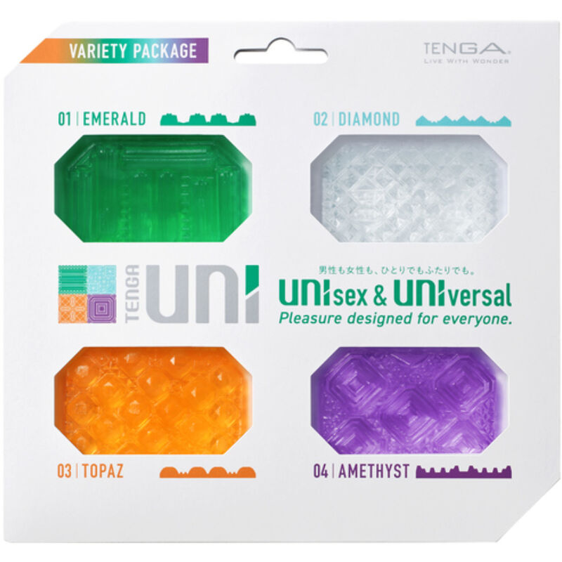TENGA - UNI VARIETY MASTURBATOR THIMBLE PACK 4 STUKS