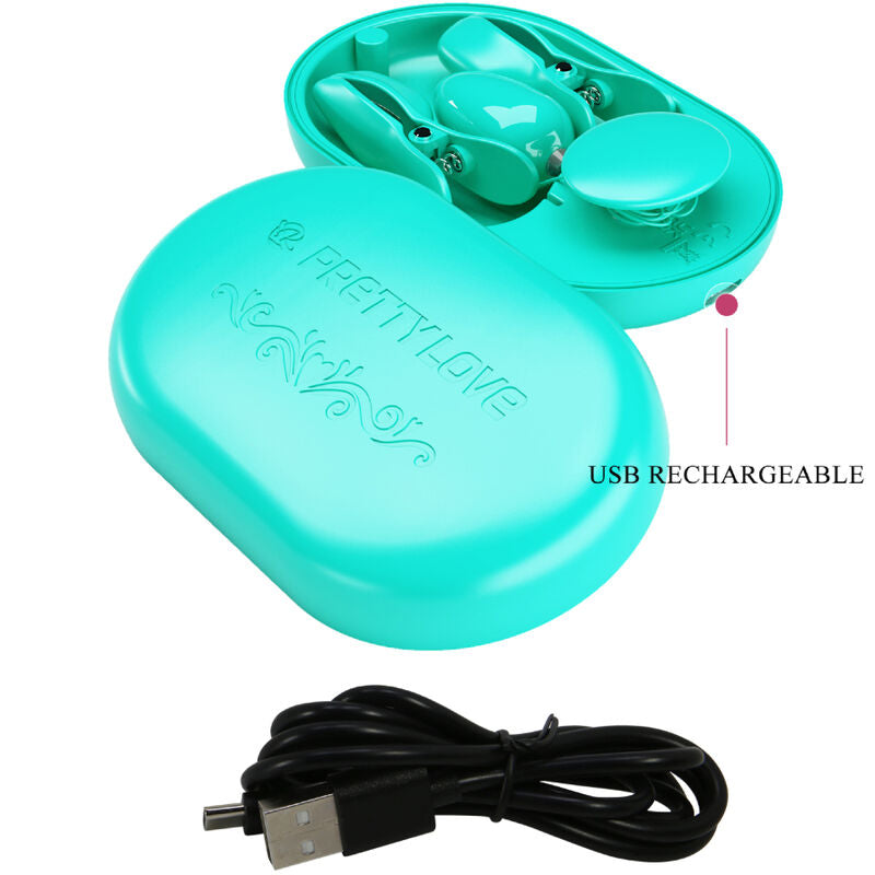 PRETTY LOVE - VERRASSINGSBOX BLAUWE ELEKTROSTIMULATIE PINCET
