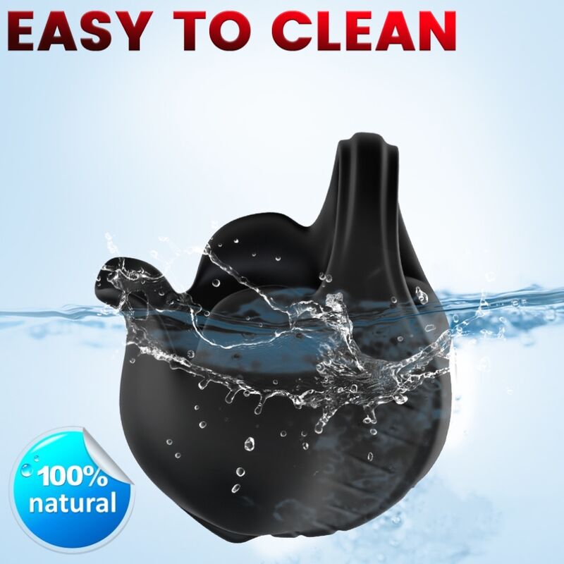 ARMONY - CUPPING VIBRATORRING ZWART