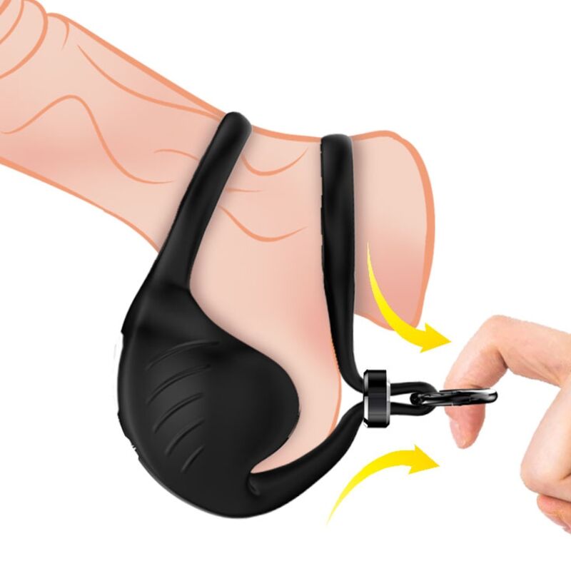 ARMONY - BALZAK VIBRATORRING ZWART
