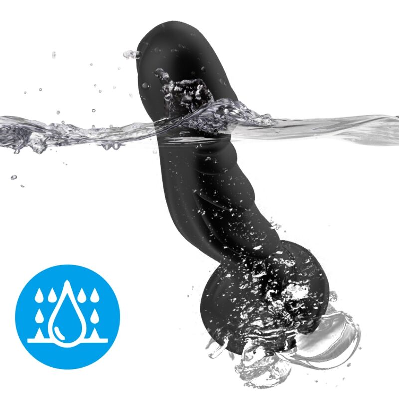 ARMONY - DILDO VIBRATOR & ANAALPLUG AFSTANDSBEDIENING ZWART